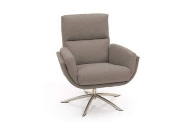 Relaxfauteuil Herxen - relaxfauteuils - Taupe, Nieuw, Stof