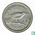 Nieuw-Zeeland 6 pence 1941, Verzenden, Losse munt, Goud