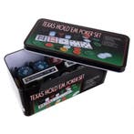 Malatec Alles-in-één Texas Poker Set - 200 Chips en Meer, Ophalen of Verzenden, Nieuw