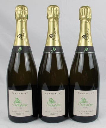 Champagne de Sousa Extra-Brut Blanc de Blancs Réserve -, Nieuw