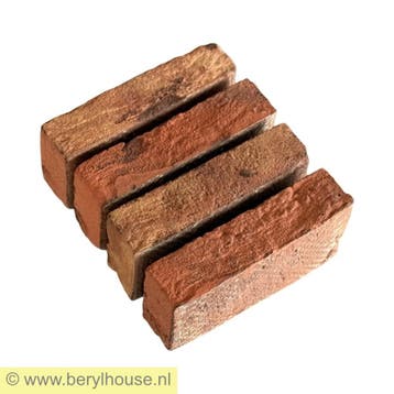 € 0,38 p/st Metselstenen Bakstenen WF hv rood genuanceerd, Verzenden, Nieuw, Bakstenen