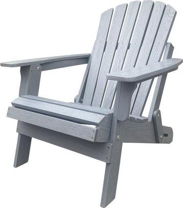 2dekans | AXI Rosalie Adirondack Stoel Grijs – Houten, Ophalen of Verzenden, Zo goed als nieuw