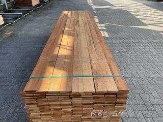 Ca. 230x Guyana Teak Beschoeiingsplanken, 20x100mm, lengt, Tuin en Terras, Nieuw