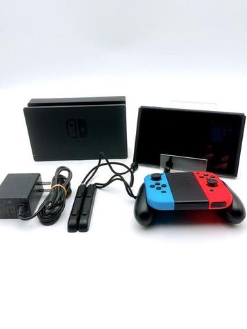 Nintendo - #2028.Nintendo Switch Console Set – Neon Blue and, Nieuw