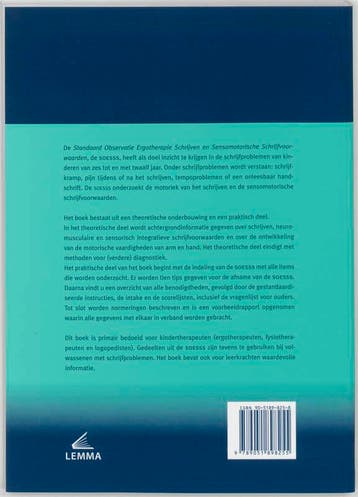 Standaard observatie ergotherapie schrijven en, Verzenden, Gelezen, M.A.A.M.G. Corstens-Mignot
