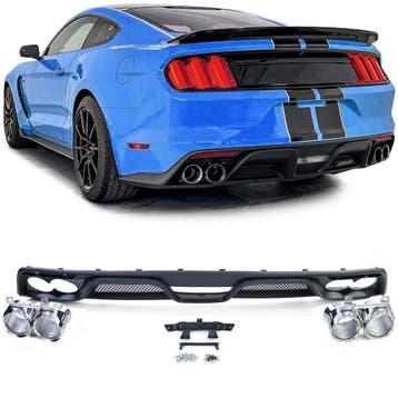 Diffuser Ford Mustang 14-17 GT350 Shelby Look, Ophalen of Verzenden, Nieuw