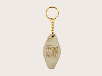 Motel Sleutelhanger - Found My Keys (Cadeaus;Sleutelhangers), Ophalen of Verzenden, Nieuw