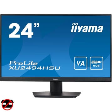 iiyama ProLite XU2494HSU1920x1080 - DP - HDMI - VGA - Zwart, Computers en Software, Monitoren, Verzenden, Refurbished, Iiyama