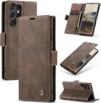 CaseMe book case leer - Samsung Galaxy S26 Ultra - Bruin, Verzenden, Nieuw