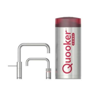 QUOOKER COMBI NORDIC SQUARE TWINTAP RVS - 22NSRVSTT1579, Ophalen of Verzenden, Nieuw