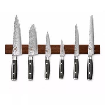 Yaxell Ran Messenset – 7-delig – Magnetische Messenhoude, Ophalen of Verzenden, Nieuw, Hout