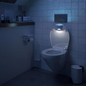 Allibert Toiletzitting Nighty 2 Met Led Verlichting Wit, Ophalen of Verzenden, Nieuw, Overige typen