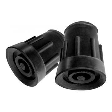 Kruk en stokdoppen per 2 - 19 mm zwart, Diversen, Ophalen of Verzenden, Nieuw