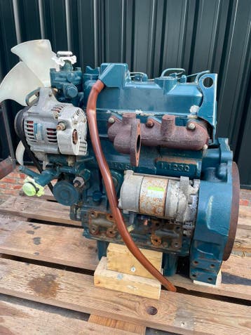 Kubota D1105 motor compleet en goed !, 4 cilinders
