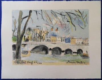 Maurice Utrillo (1883-1955) - Paris : le Pont Neuf