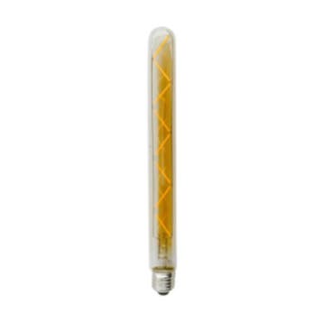 LED FILAMENT E27 TUBE 300mm DIMBAAR AMBER 4W, Ophalen of Verzenden, Nieuw