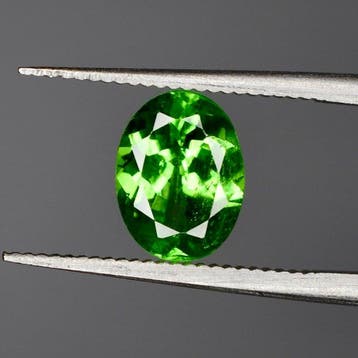 Groen Tsavoriet - 1.62 ct - International Gemological, Nieuw