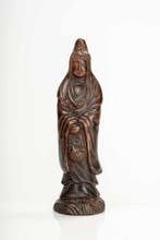 Keramiek - Een Bizen keramisch beeldhouwwerk dat de godin, Antiek en Kunst