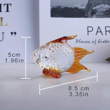 Kristallen Goudvis Ornament - Sfeervolle Decoratie voor Bure, Dieren en Toebehoren, Verzenden, Nieuw