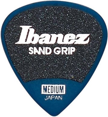 Ibanez PPA16MSGDB Sand Grip Teardrop plectrum Medium 0.80 mm, Ophalen of Verzenden, Nieuw, Akoestische basgitaar