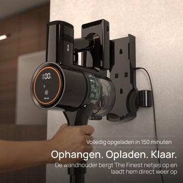 2dekans | Skrub Steelstofzuiger Draadloos 500W - 60 Min -, Witgoed en Apparatuur, Ophalen of Verzenden, Zo goed als nieuw