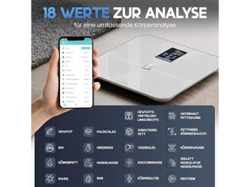 Heldenwerk Weegschaal - Digitaal - 180KG - Bluetooth - Grijs, Verzenden, Nieuw