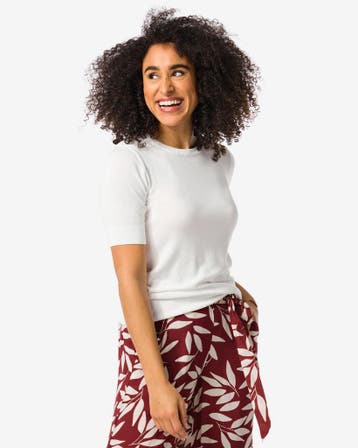 HEMA Damestrui gebreid Fally wit, Kleding | Dames, Verzenden, Nieuw