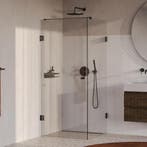 Brauer Void - Carving Douchecabine met Draaideur - Helder, Ophalen of Verzenden, Nieuw, Rvs