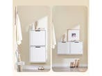 SoBuy FSR204-W - Schoenenkast - Ultradun 19 cm diep - Wit, Verzenden, Nieuw