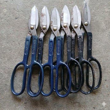KOYO Heavy-Duty Metal Cutting Shears Set — Made in Japan,