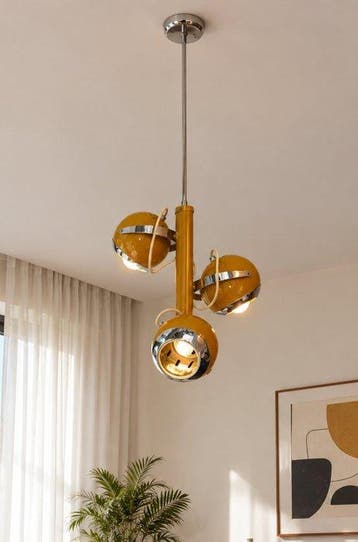 Plafondlamp - Staal - oogbol