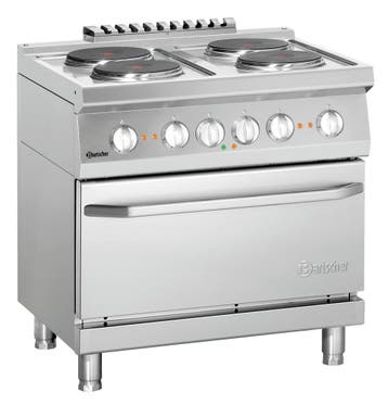 Bartscher Elektrisch Fornuis 700 B800 EO | 4 Kookplaten | El, Ophalen of Verzenden, Nieuw in verpakking