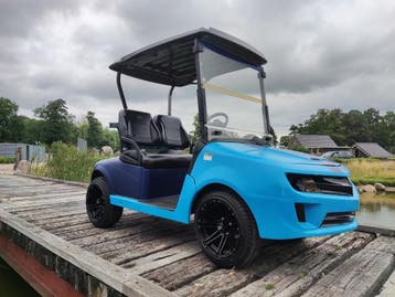 EZGO / Chevrolet golfkar (type Camaro, lederen zitting, etc), Ophalen of Verzenden, Gebruikt, Golfkar, Overige merken