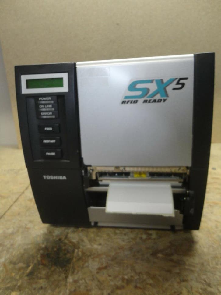 TOSHIBA TEC B-SX5T Thermal Barcode / Label Printer 300Dpi, Computers en Software, Printerbenodigdheden, Gebruikt, Ophalen of Verzenden