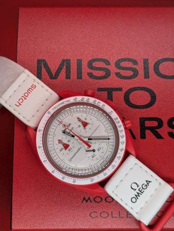Swatch - MoonSwatch - Mission to Mars - Zonder minimumprijs, Nieuw
