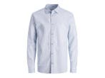 Veiling - Jack &amp; Jones Linnen Overhemd Cashmere Blue - X, Nieuw