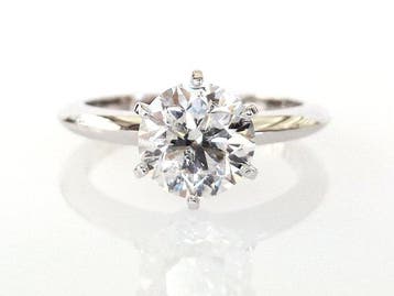 Ring - 18 karaat Witgoud - 2.00ct. tw. Diamant (Natuurlijk), Nieuw