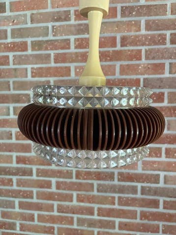Plafondlamp - Plastic, Glas