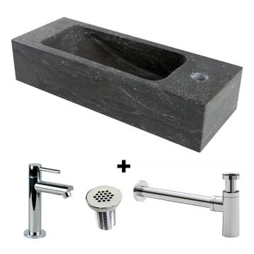 Fontein hardsteen Saniflex Slim rechts, Verzenden, Nieuw