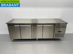 HCB RVS Koelwerkbank 4 deuren 223 cm 230V Horeca, Ophalen of Verzenden, Nieuw in verpakking