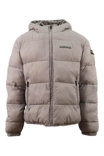 Napapijri Winterjas in maat L Grijs, Verzenden, Zo goed als nieuw, Overige kleuren, Napapijri