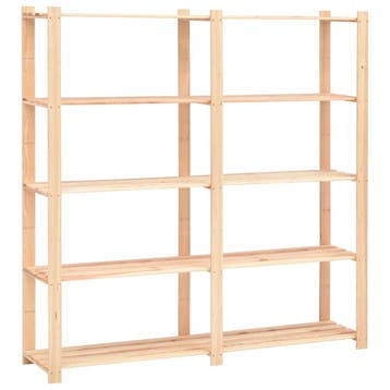 vidaXL Opbergrek 5-laags 170x38x170 cm massief grenenhout, Verzenden, Nieuw