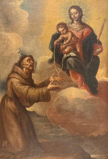 Granada School (XVII) - Purisima (Virgin and Child Giving