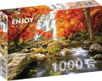 Autumn Waterfall Puzzel (1000 stukjes) | Enjoy Puzzle -, Hobby en Vrije tijd, Denksport en Puzzels, Verzenden, Nieuw