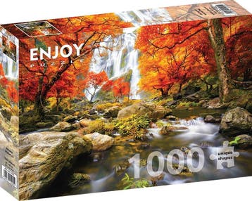 Autumn Waterfall Puzzel (1000 stukjes) | Enjoy Puzzle -, Verzenden, Nieuw