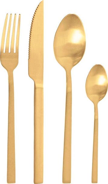 Pintinox Duke 24-delige bestekset goud, Huis en Inrichting, Nieuw