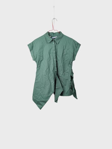 Zara Shirt Blouse Dames maat M Groen Vintage, Ophalen of Verzenden, Nieuw