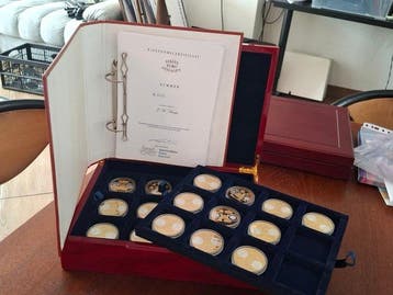Europa. Collectie Eerste Euro Afslagen, 22 x