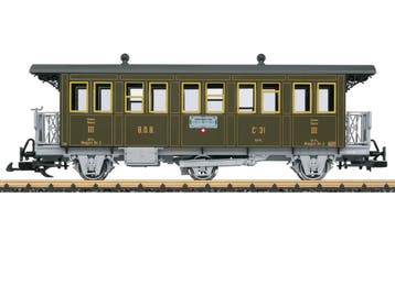 LGB 31332 BDB Personenwagen C 31, Metallrader, Overige typen, Nieuw, Ophalen of Verzenden, LGB