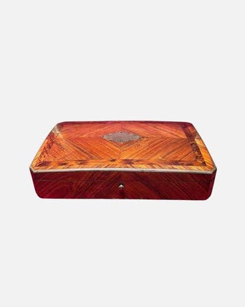 Doos - Hout, Messing - Cadeauset